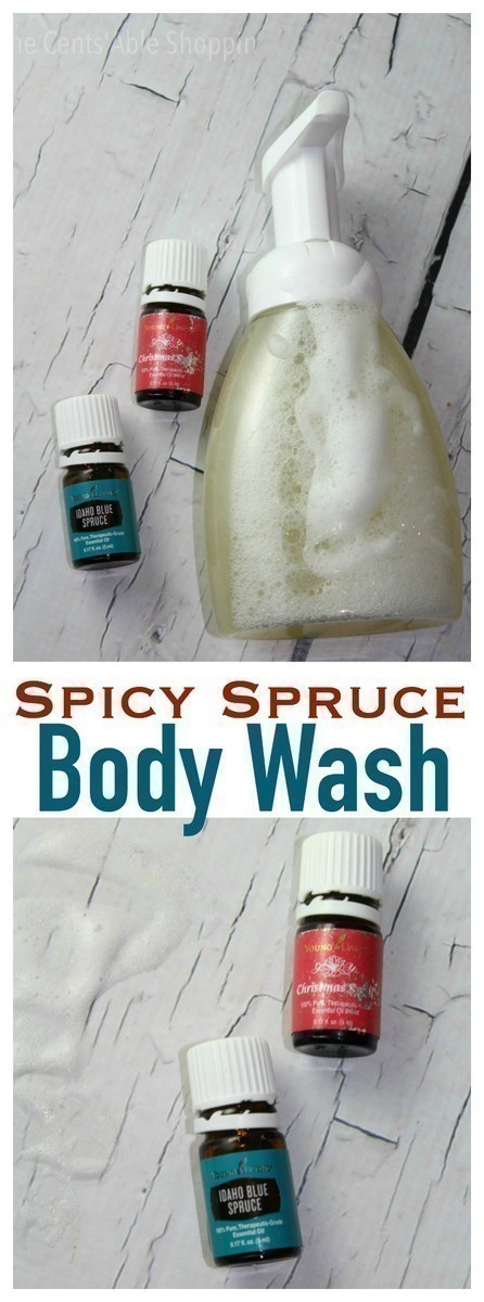 DIY Spicy Spruce Body Wash