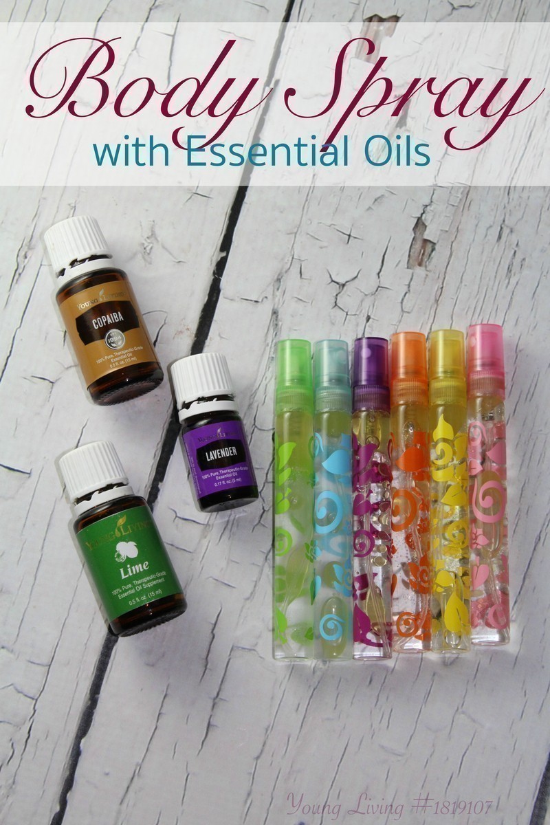 DIY Body Spray with Essential Oils