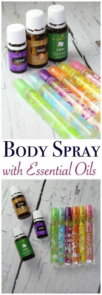 Body Spray with Essential Oils
