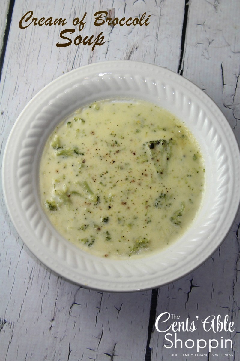 Easy Cream of Broccoli Soup