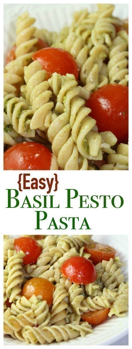 Easy Basil Pesto Pasta