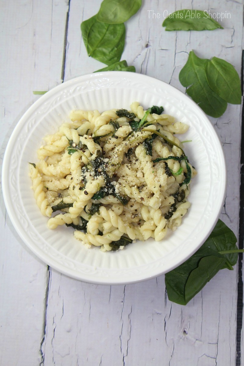 Instant Pot Organic Pasta & Spinach