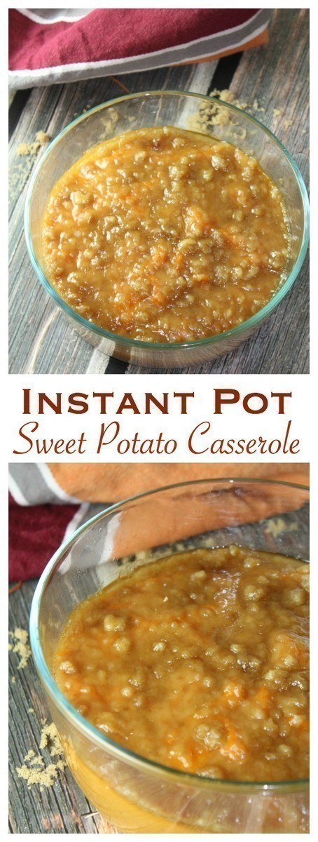 Sweet Potato Casserole (Instant Pot Recipe)