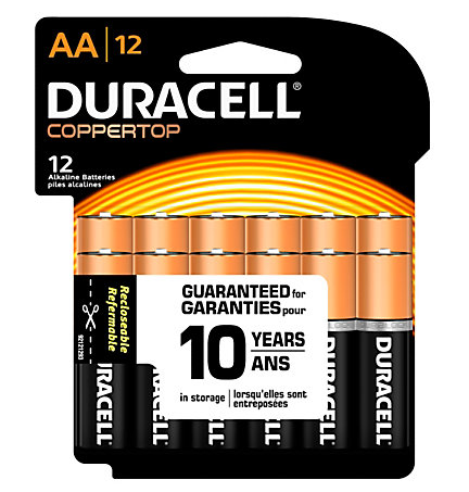 OfficeDepot: Duracell 12 pk Batteries as low as $4.25