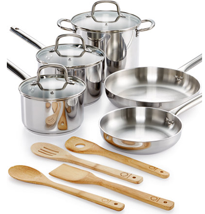 Macy’s: Martha Stewart 12 pc Cookware Set $44.99