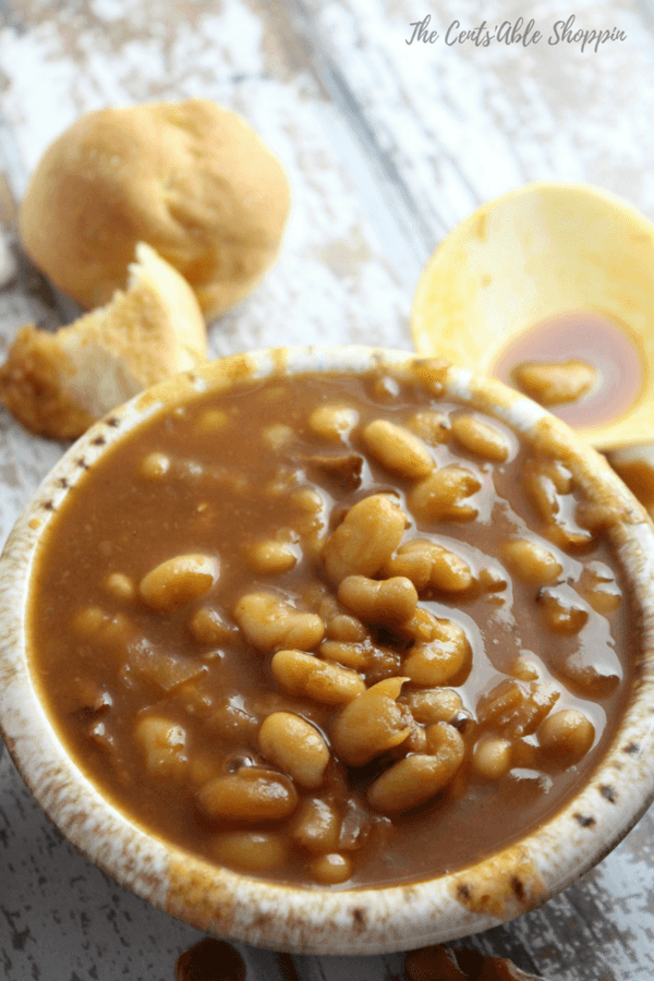These Instant Pot Baked Beans are a little bit of sweet and a little bit of smoky!  They are easy to make, and perfect for the next summer BBQ!