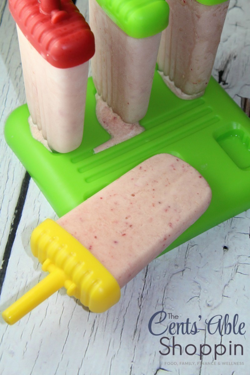 Raw Milk Strawberry Pineapple Peach Popsicles