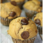 Healthy Banana Chocolate Chip Muffins