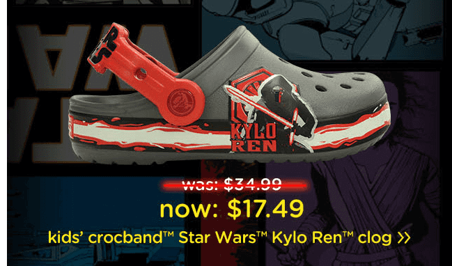 Crocs: 50% OFF Star Wars Styles (5/4 ONLY)