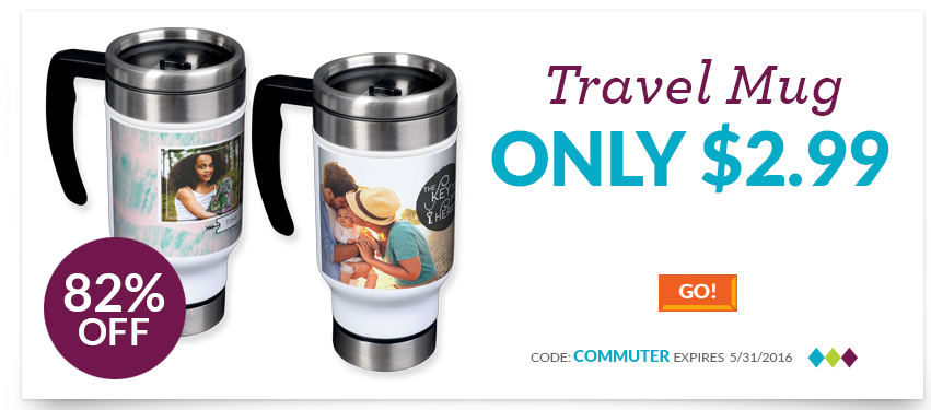 York Photo: Custom Photo Travel Mug 82% OFF (Great for Father’s Day)