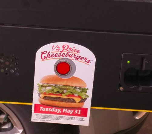 SONIC: 1/2 Price Cheeseburgers (5/31)