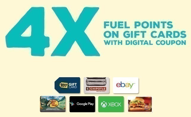 Fry’s: Earn 4X Fuel Points on Gift Cards with Digital Coupon