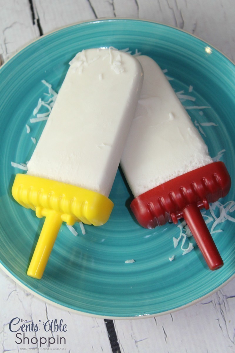 Coconut Milk and Honey Popsicles