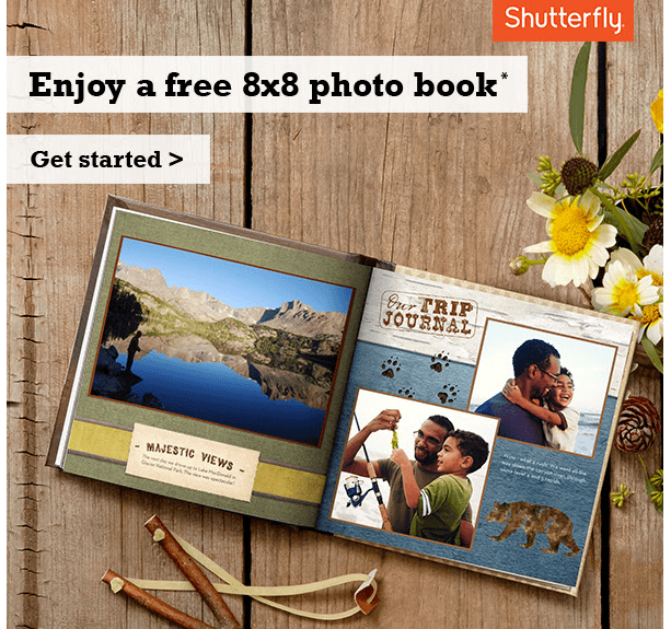 Shutterfly FREE 8x8 Hardcover Photo Book The CentsAble Shoppin