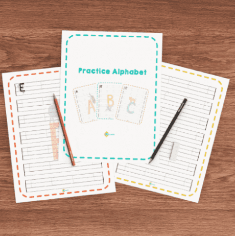 FREE Handwriting Alphabet Worksheets with Zoo Animals