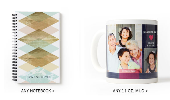 Tiny Prints: FREE Notebook or 11 oz Mug