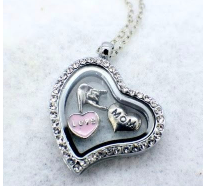 pinkEpromise: Assorted Floating Lockets with 3 Charms just $9 + FREE Shipping