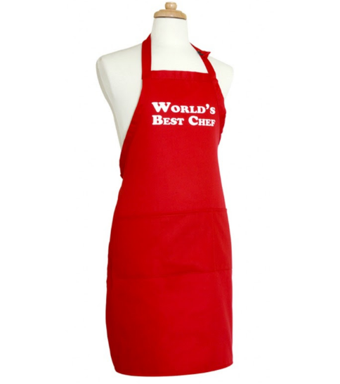 Flirty Aprons Men’s Original Worlds Best Chef Apron $9 + FREE Shipping