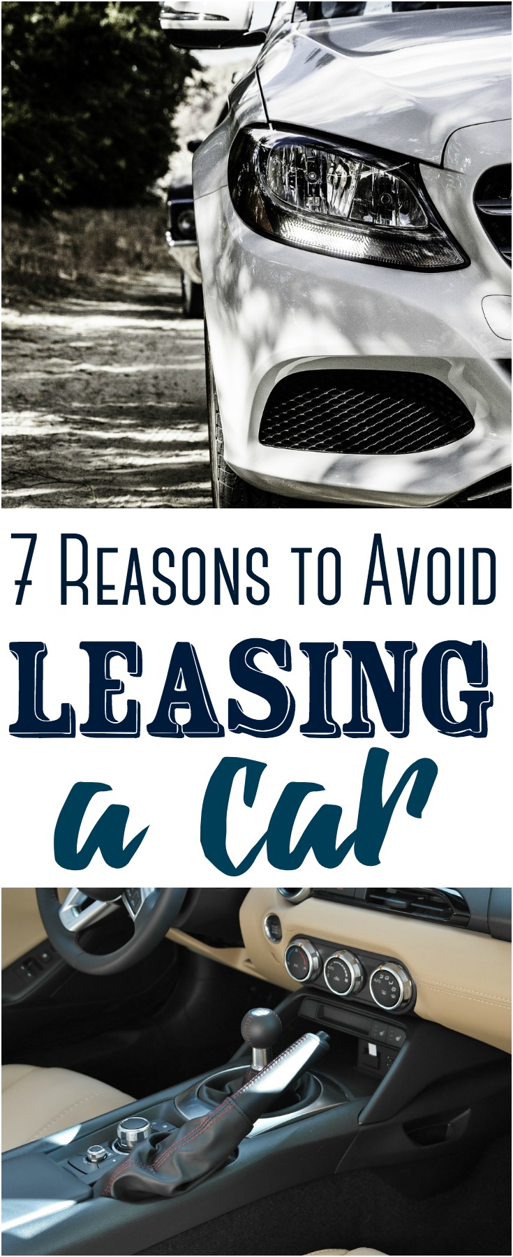 Leasing a car might seem like a wonderful way to get into a new car for a low, up-front cost. In reality, it's a poor money move. Here are several reasons to avoid leasing a car. #money #finance #lease #carlease #savingmoney #budget