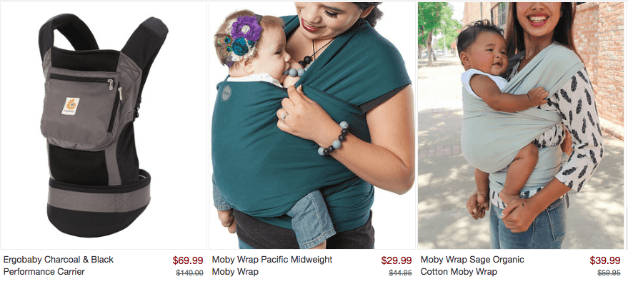 Zulily: Popular Baby Carriers as much as 55% OFF (Ergobaby + more)
