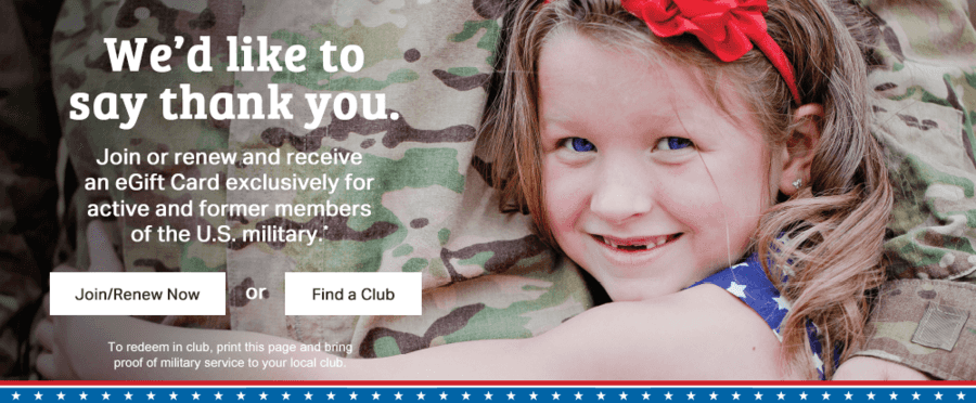 Sam’s Club: Military Membership Package Offer