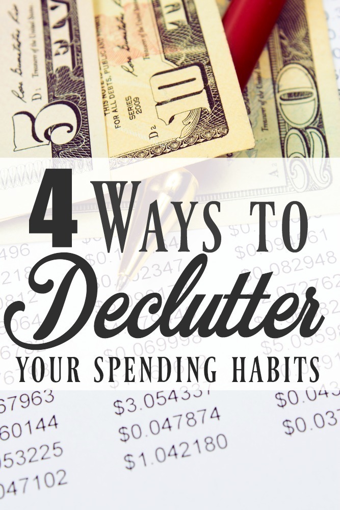 4 Ways to Declutter your Spending Habits