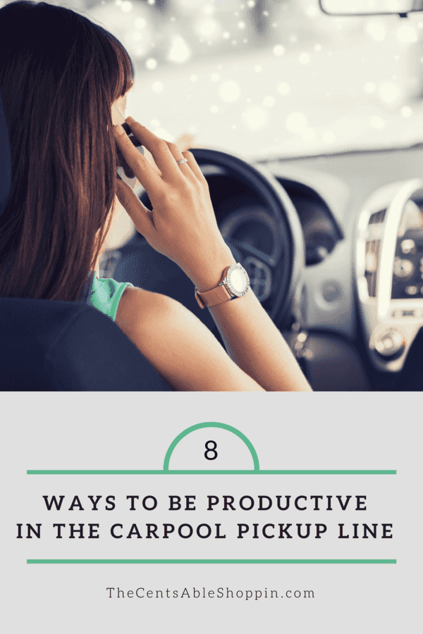 8 Ways to Be Productive in the Carpool Pickup Lane