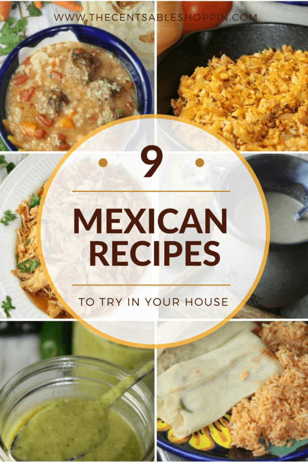 9 Mexican Recipes to Try in your House