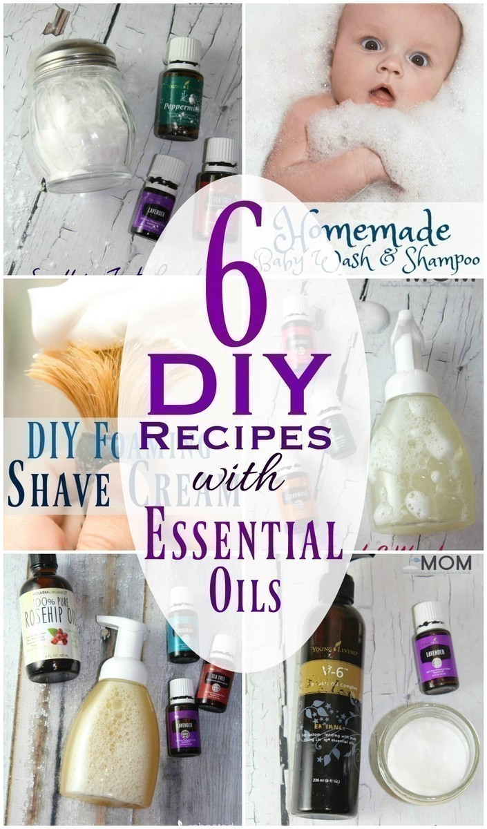 6 DIY Recipes with Essential Oils