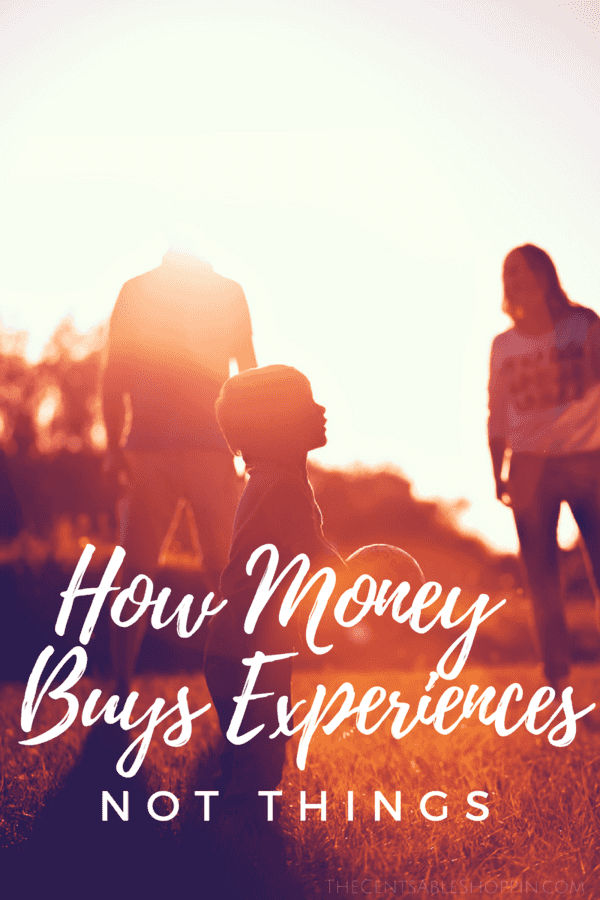 How Money Buys Experiences, Not Things