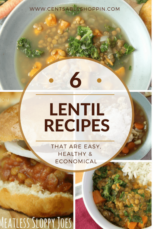 6 Lentil Recipes that are Easy, Healthy and Economical | The CentsAble