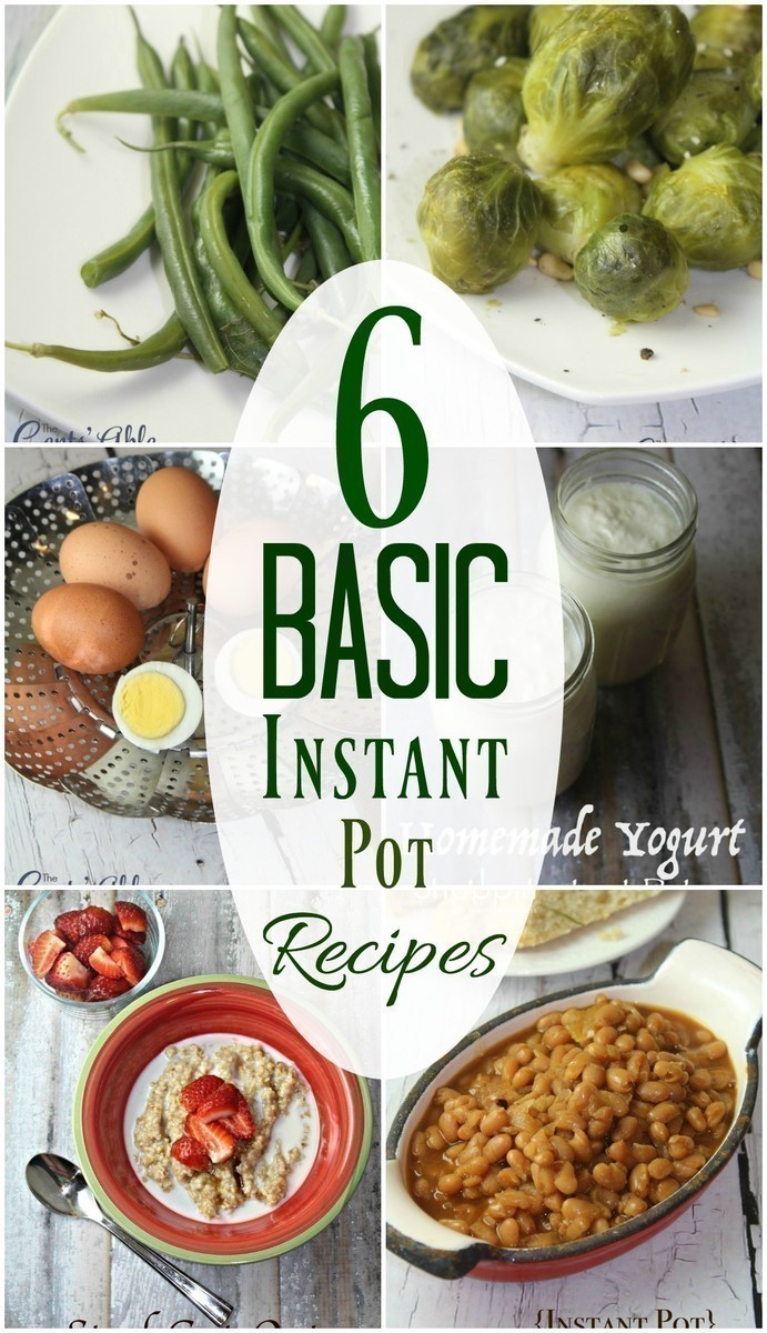 6 Basic Instant Pot Recipes