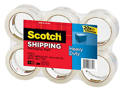 Office Depot: 12 FREE Rolls of Scotch Heavy Duty Shipping Tape (After Rewards)