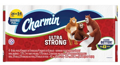 Target: 48 Double Plus Rolls Charmin + $5 Gift Card just $22