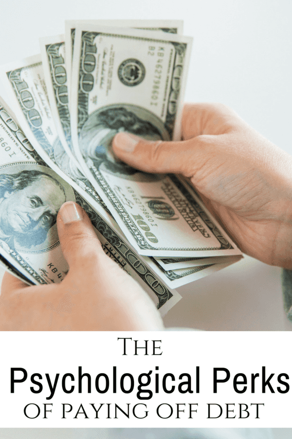 Debt lurks in every corner of our lives - and takes a toll on everything from health to family.  Making a vow to pay it off can be one of the best things you will ever do. Here are The Psychological Perks of Paying off Debt.