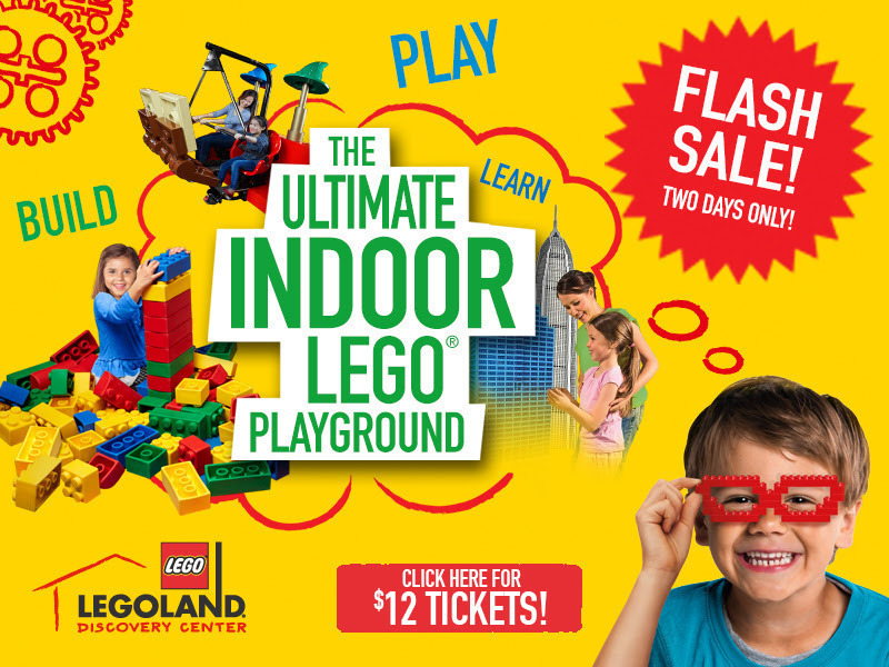LEGOLAND Discovery Center: $12 Tickets (Flash Sale)