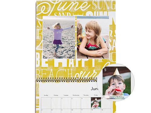 Shutterfly: NEW Easel Calendar or 8×11 Wall Calendar