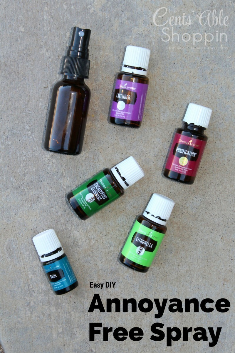 Easy DIY Annoyance Free Spray with Essential Oils