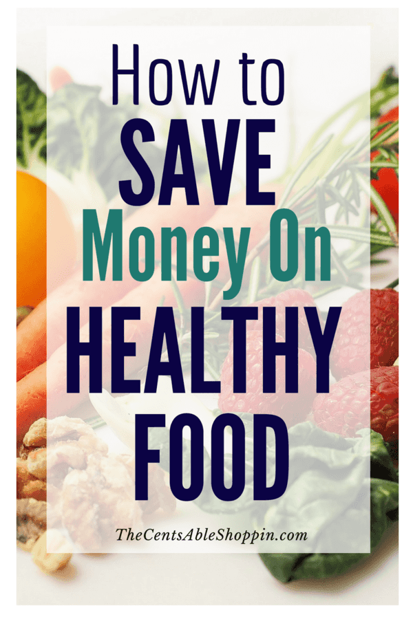 Healthy eating can be incredibly affordable, if you look in the right places. It might be expensive to eat, but it is more cost effective to choose your food wisely. Here are some ways to help you save on healthy food (without clipping coupons!) #savingmoney #budget #finance #healthy #organic 