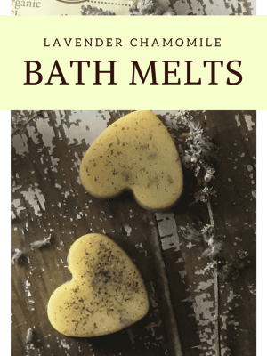 Lavender Bath Melts with Essential Oils