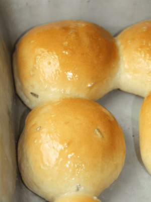 Rosemary Sea Salt Dinner Rolls