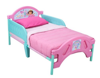 Nick Jr. Dora the Explorer Bedroom Set with BONUS Toy Organizer $99