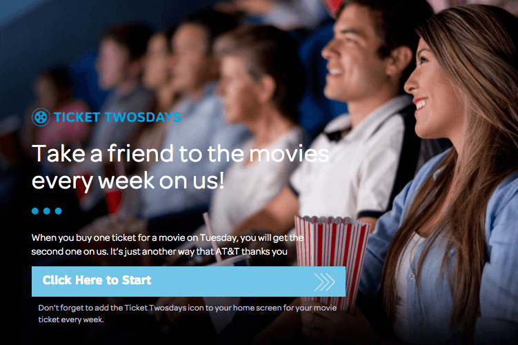 AT&T Customers: FREE Movie Ticket