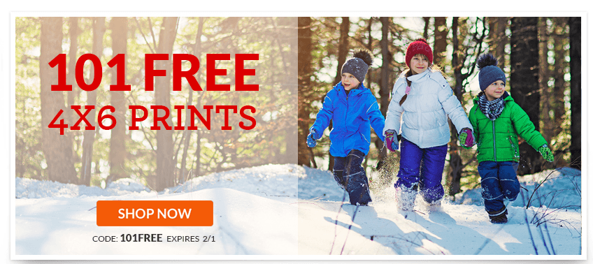 101 FREE 4×6 Prints