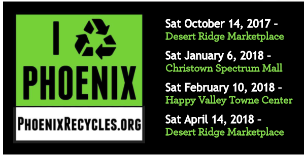 Desert Ridge Marketplace: FREE Recycling Event