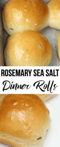 Rosemary Sea Salt Dinner Rolls