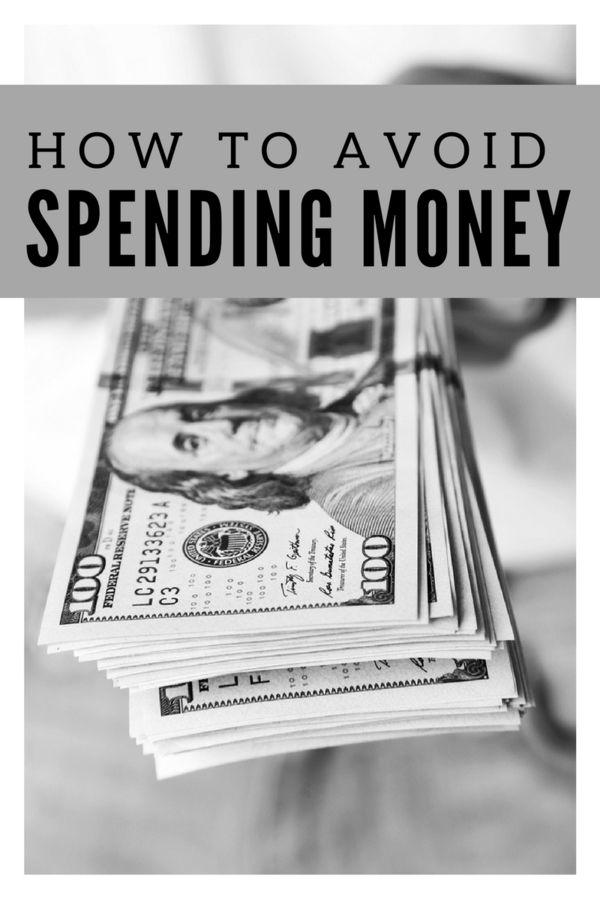 Have a problem spending money? Need to save more? Here's a few tips to help you avoid spending money.