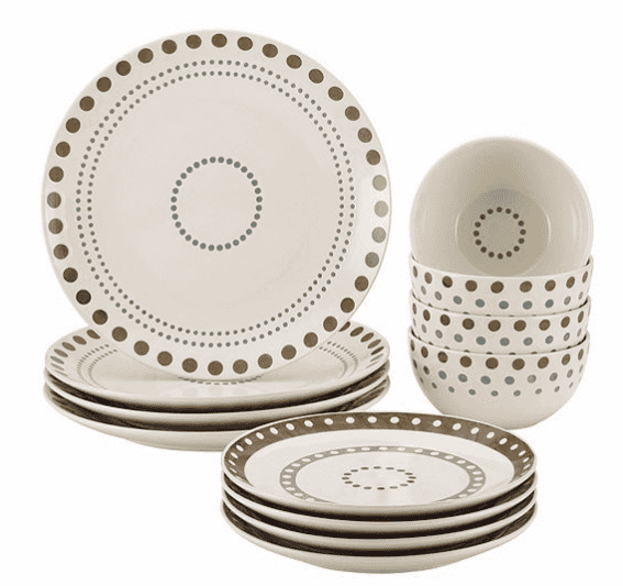 12 pc Rachael Ray Dinnerware Set $12.50 Shipped