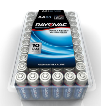 Home Depot: Rayovac Batteries 60 ct just $9.97