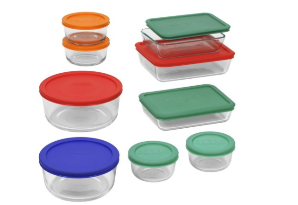 Target: Pyrex 18 pc Storage Set $18